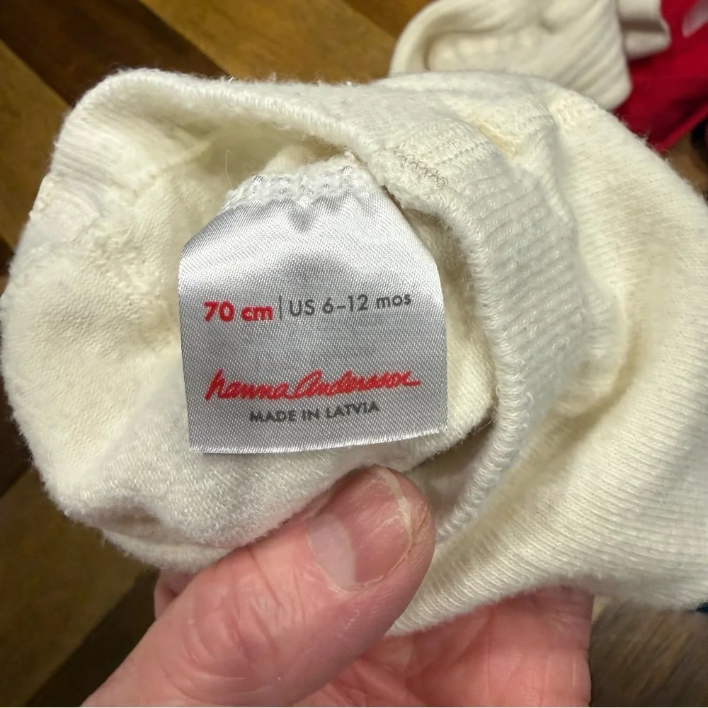 Hanna Andersson Cream Tights, headband and Starry bloomers lot